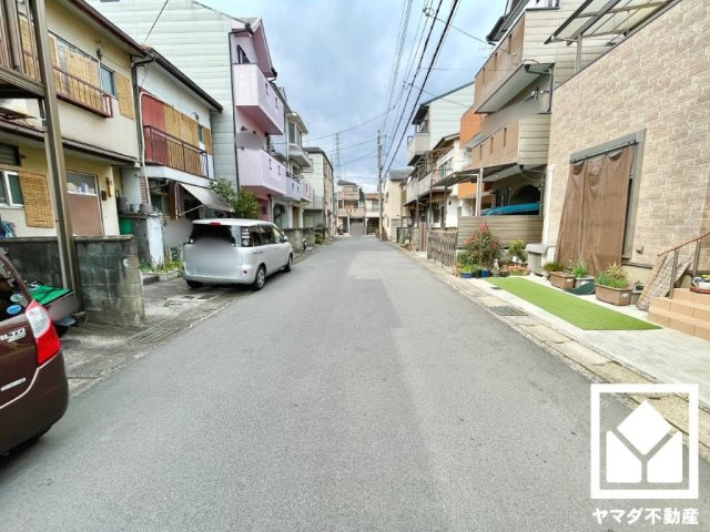 伏見区久我森の宮町の前面道路含む現地写真