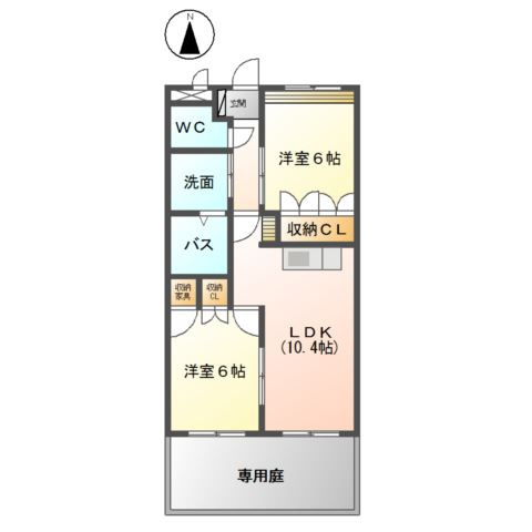 【間取り】 | サンシャイン・ＫＡＴＳＵＴＡ