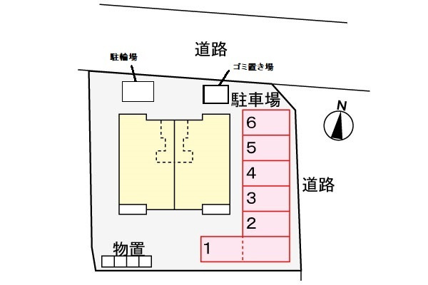 花乃杜ヒルズの区画図