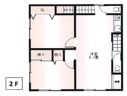 北畠1丁目店舗の間取り