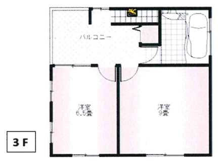 北畠1丁目店舗の間取り