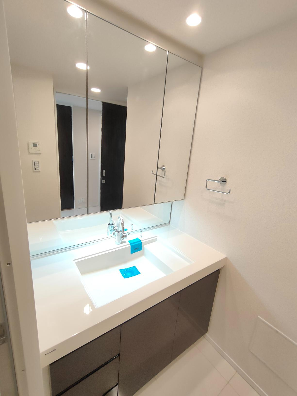 シティハウス府中けやき通りの独立洗面台