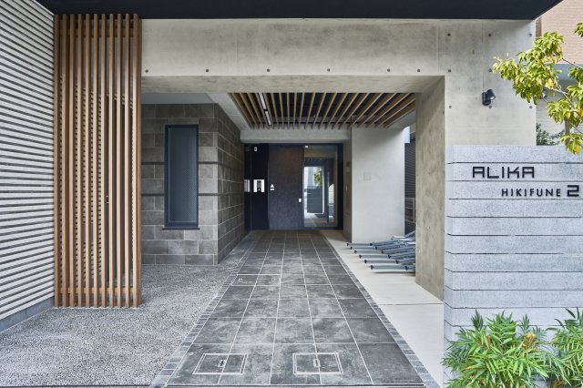 アリカ曳舟Ⅱのエントランス