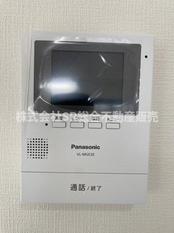 池之端町中古戸建の防犯設備|モニター付きインターホンがあり女性やお子様にも安心です！