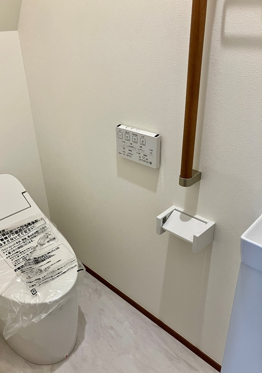 北砂戸建のトイレ