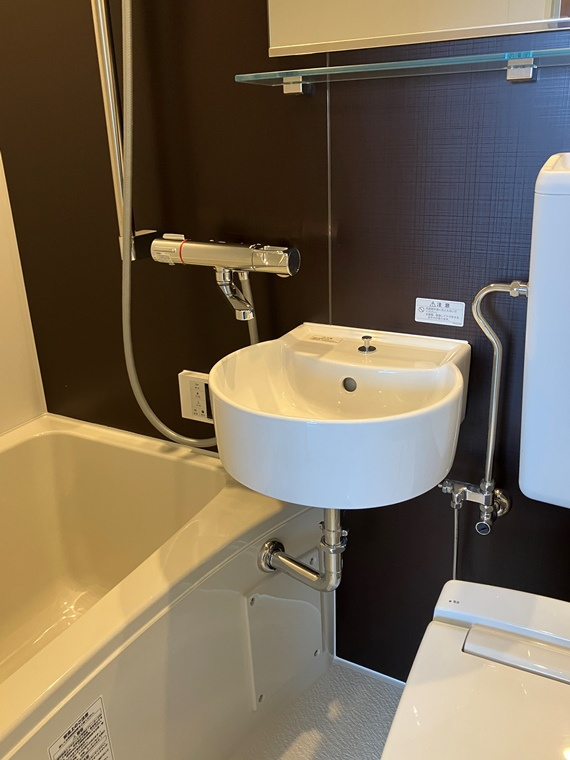 北砂戸建の洗面所