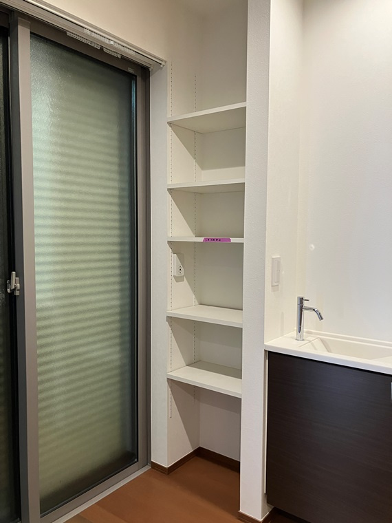 北砂戸建の収納