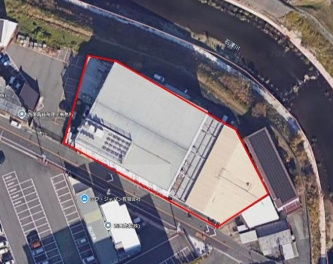 堺市中区毛穴町倉庫の外観