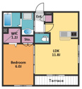 【間取り】 | 1LDK