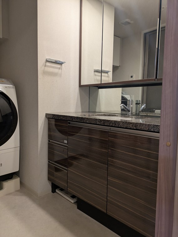 プラウドシティ越中島　アクアテラス棟の洗面所