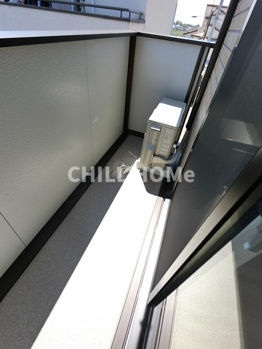 メゾンド・アイ　Ｂのバルコニー|当社、チルホームのHPもご覧ください(^^)/物件情報多数♪