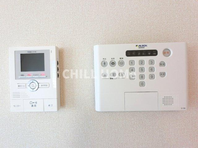 メゾンド・アイ　Ｂのセキュリティ|当社、チルホームのHPもご覧ください(^^)/物件情報多数♪