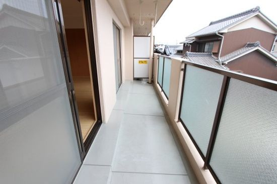 セブンスズキⅡのバルコニー|陽当たり良好なバルコニーです