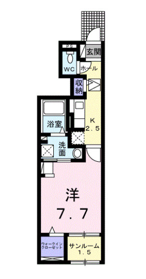 パークハイツⅠ　の間取り