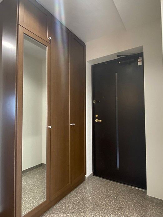 ファミール茜部の玄関