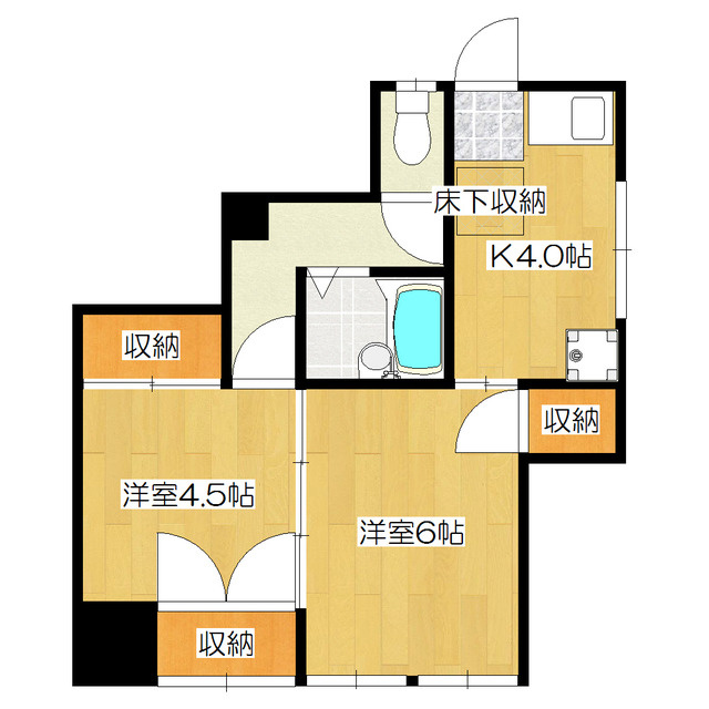 結城ハイツの間取り|室内をリフォームしてます★
