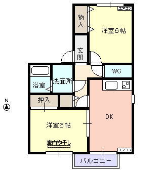 カルムヒル・プラッツの間取り