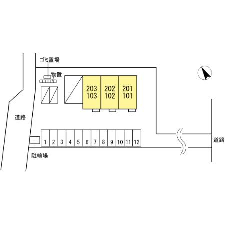 アネトスＨの区画図