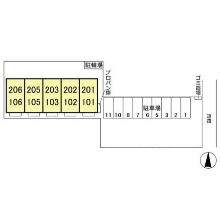 シャルマン・ルミエールの区画図