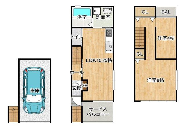 四宮３丁目　中古一戸建ての間取り|間取り図はいかがですか？ご希望を叶える間取りですか？リビングの広さは？水回りの位置は？カウンターキッチン？など色々な情報が集約されています。弊社ではリフォームなどのご相談も承っております。