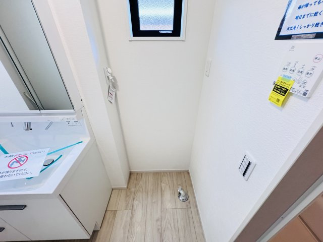 流山市松ケ丘６丁目新築戸建（松ケ丘12期）のランドリースペース|洗濯機置き場