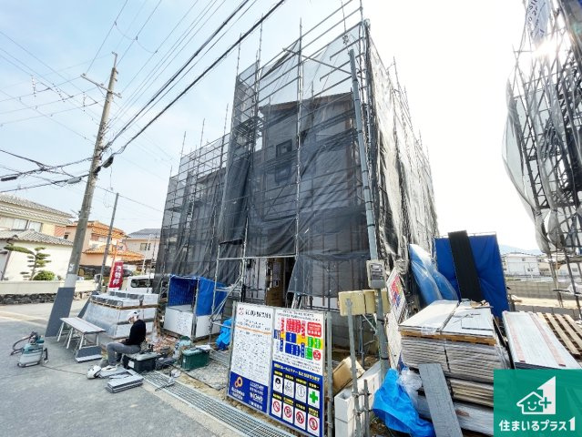 16(土)17(日)現地説明会　香芝市西真美　第1期・第2期　新築一戸建ての外観|住宅ローンアドバイザーがお客様にピッタリの住宅ローンをご提案致します。安心してご相談ください！