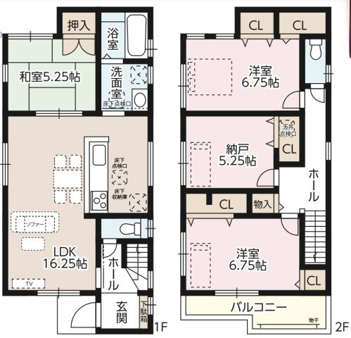 堺市美原区平尾の間取り