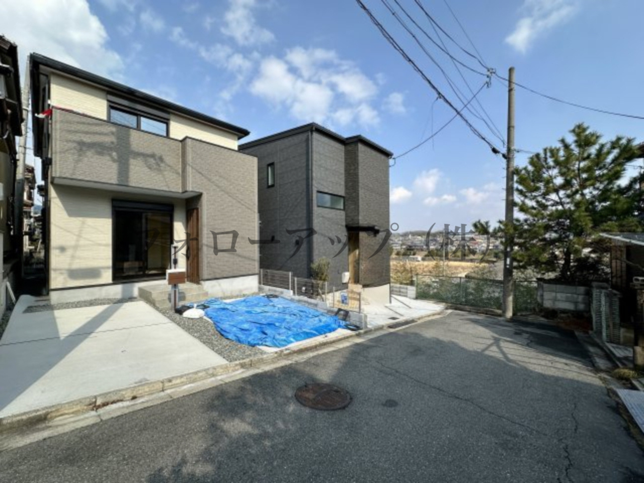 堺市美原区平尾の前面道路含む現地写真|前面道路含む現地写真です