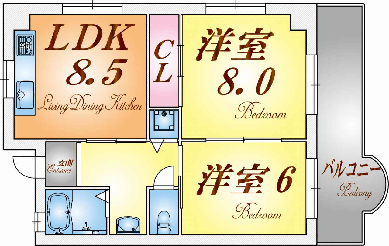 ラムール花山Ａ棟