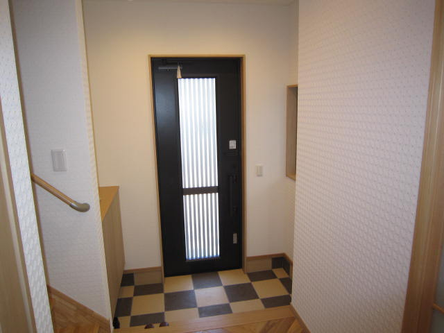 川口貸家の玄関
