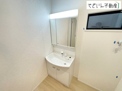 【独立洗面台】 | CRADLE GARDEN鴻巣市鴻巣第1　新築住宅 | ≪2号棟≫
現地(2026年7月撮影)