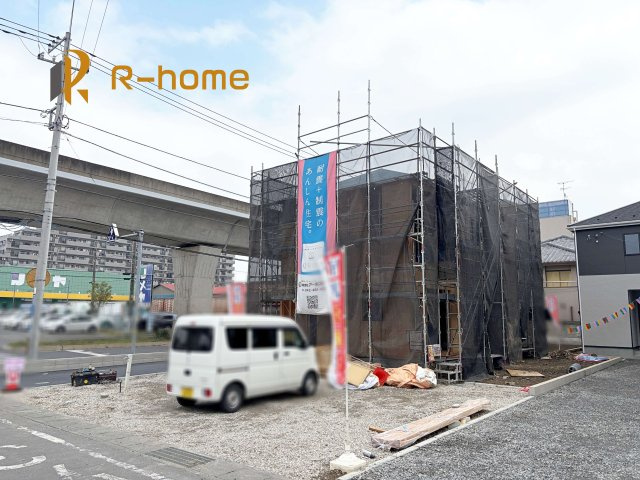 土浦市生田町第4　新築戸建て　2号棟の外観|ご予約を頂ければ、『平日』はもちろん『早朝』や『夜間』もご見学可能です♪お気軽にお申し付けください♪