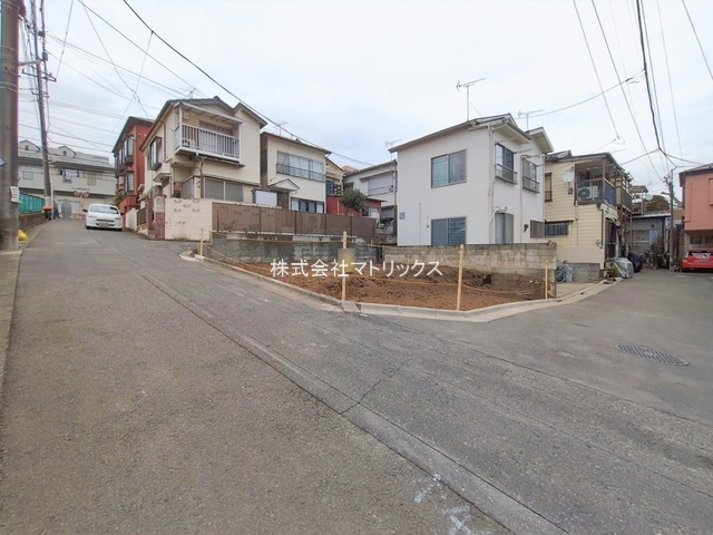 板橋区赤塚5丁目　三方角地×希少な立地　限定1区画の前面道路含む現地写真|2026年1月撮影