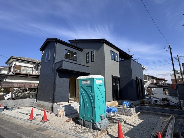 流山市東初石１丁目新築戸建（東初石７期）の外観|2月6日撮影・もうすぐ完成！