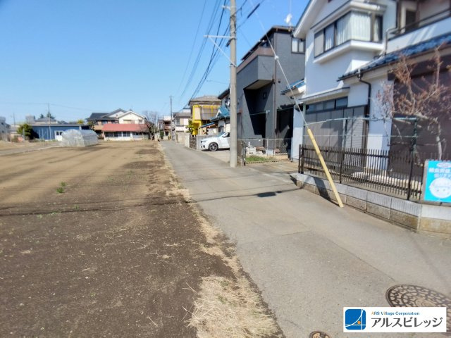 売地／富士見市渡戸3丁目の前面道路含む現地写真|前面道路の様子です