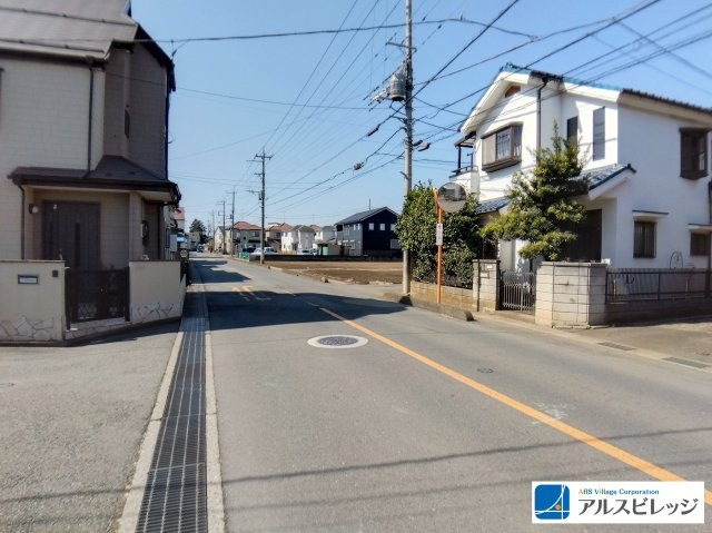 売地／富士見市渡戸3丁目の前面道路含む現地写真|前面道路の様子です