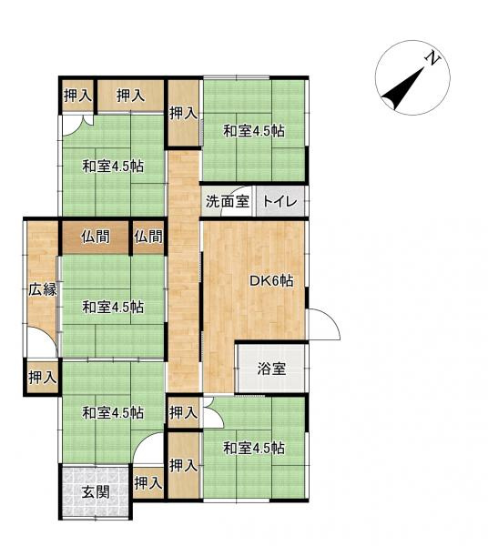 【間取り】 | 現況の間取り図です。