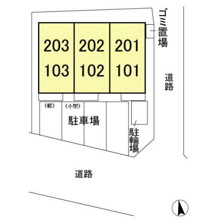 ウィット八柱の区画図