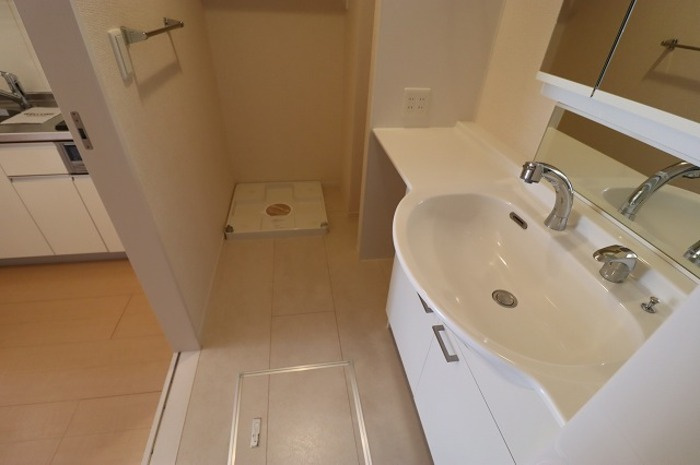 ウィット八柱の洗面所|洗面所 洗髪洗面化粧台あり