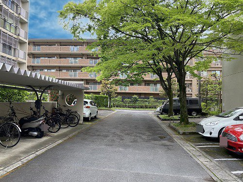 東大路高野第2住宅第5号棟の駐輪場