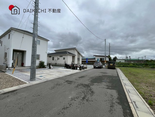 【前面道路含む現地写真】 | 行田市谷郷　新築戸建　全1棟　1号棟