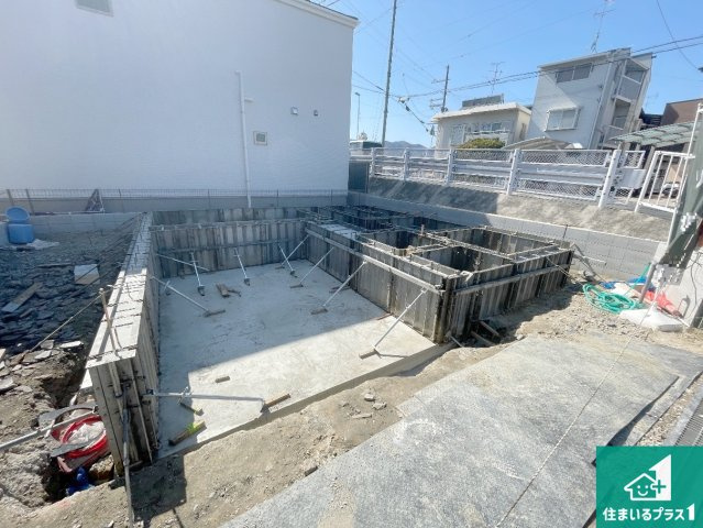 長岡京市滝ノ町　第3期　新築一戸建ての外観|現在建築中！落ち着いた街並みで新生活を始めることが出来そう！周辺の物件も併せてご紹介させて頂きます！