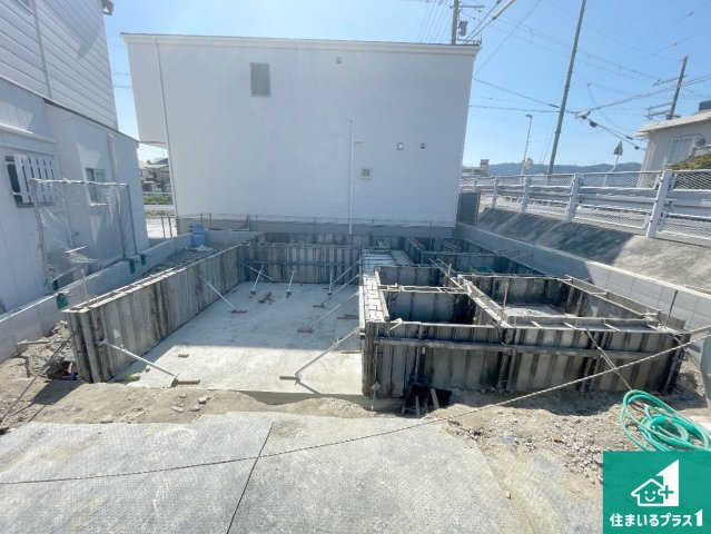 長岡京市滝ノ町　第3期　新築一戸建ての外観|現在建築中！落ち着いた街並みで新生活を始めることが出来そう！周辺の物件も併せてご紹介させて頂きます！