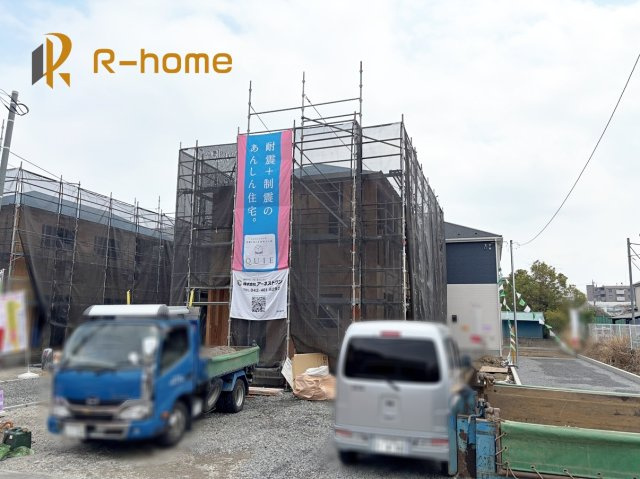 土浦市生田町第4　新築戸建て　6号棟の外観|ご予約を頂ければ、『平日』はもちろん『早朝』や『夜間』もご見学可能です♪お気軽にお申し付けください♪