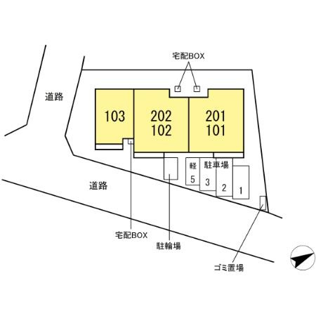 せざんぬの区画図