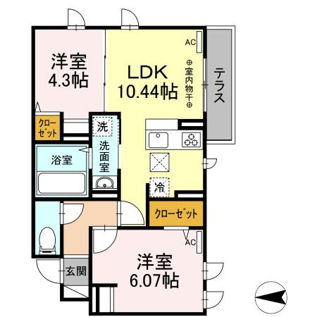 NKガーデンの間取り