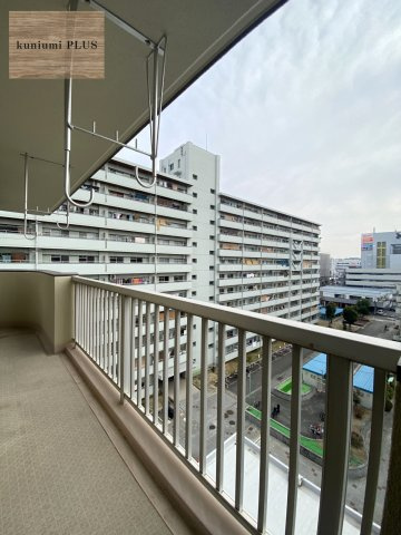 今福第二コーポのバルコニー
