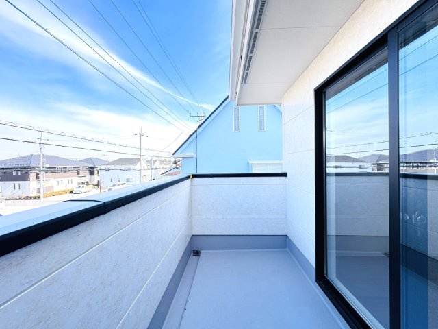 流山市東初石１丁目新築戸建（東初石15期）のバルコニー|寝室前バルコニー