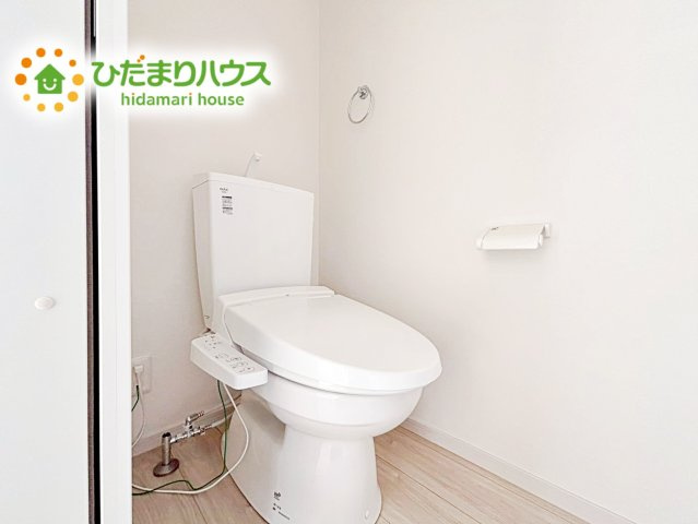 【トイレ】 | 水戸市吉沢町2期　新築戸建 | 1・2階にトイレあるため、同時に利用でき混雑を避けられますね