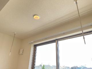 【設備】 | 仮）壬生町Ⅱ期新築アパート | 室内物干し（イメージ）